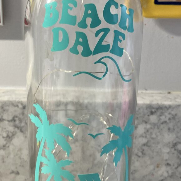 DECORATED WINE BOTTLE - Picture 1 of 3